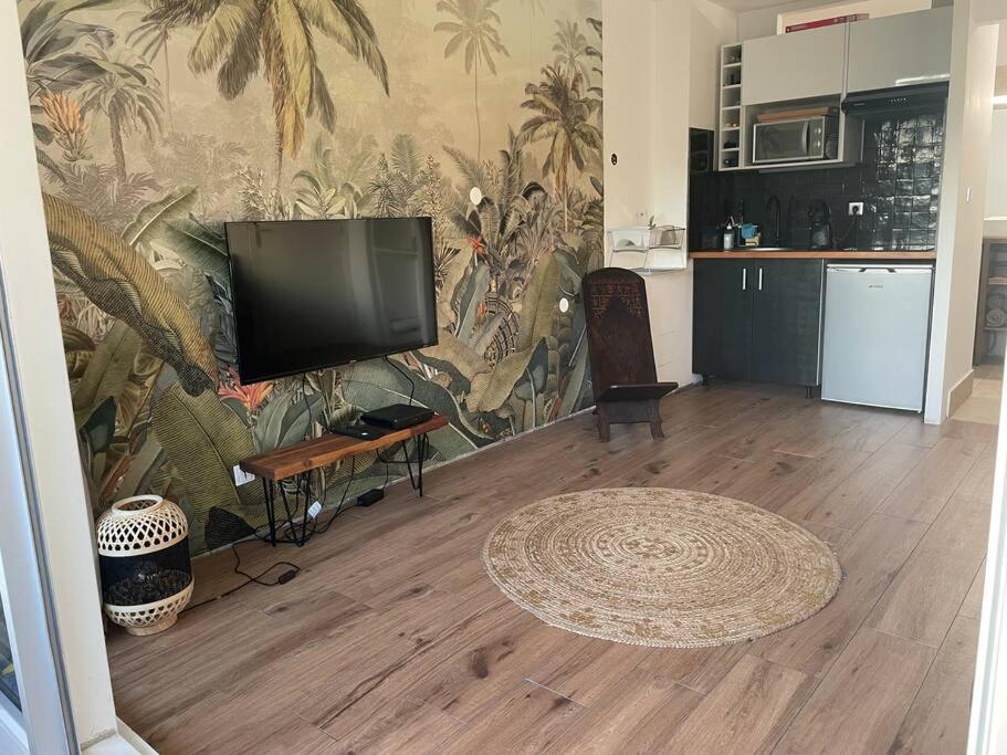 Tropical Vibes Apartment แซ็งต์-จีลส์-เลส์-แบ็งส์ ภายนอก รูปภาพ